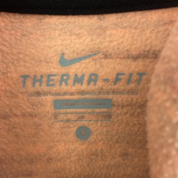 Nike Women’s Therma-Fit Hoodie Size Small Full Black Multicolor - Picture 5 of 10